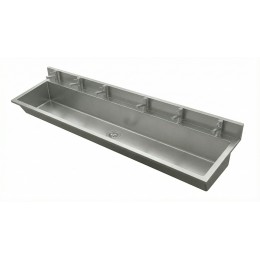 Lavatório Coletivo Com 6 Torneiras 3,00m - Construinox